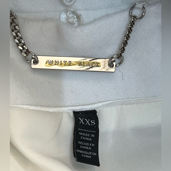 WHBM Faux Fur Collar Classic Long Coat XXS - Picture 5 of 12